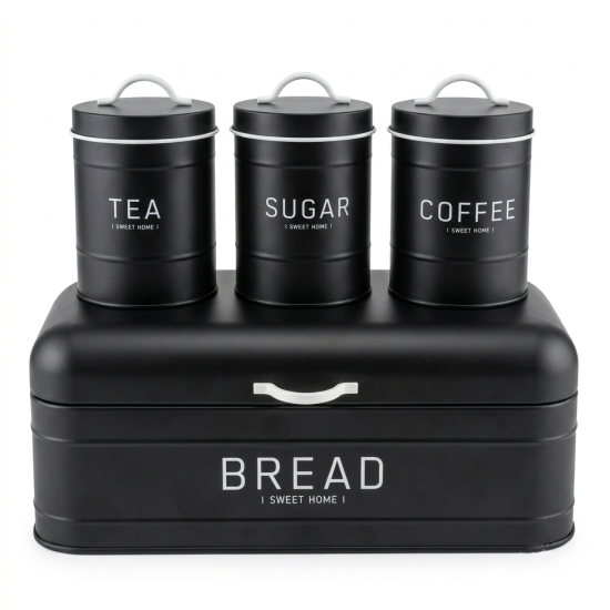 Metal Jar Set - 4 Pcs